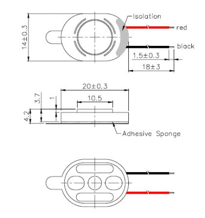 Rectangular speaker