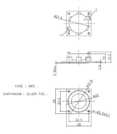 Rectangular speaker