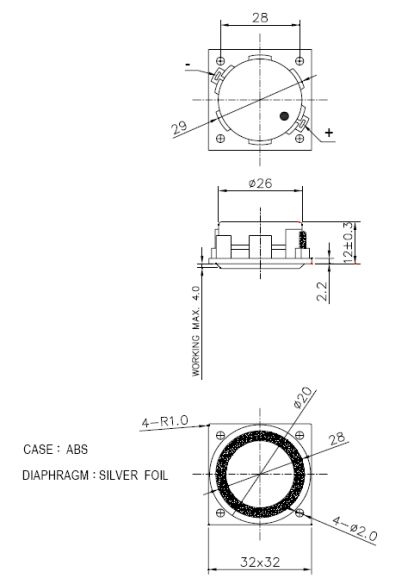 Rectangular speaker