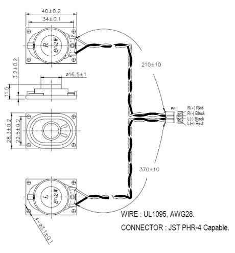 Rectangular speaker